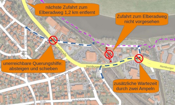 2021 11 25 Sanierung Hamburger Strasse Visualisierung Basis LHD Themenstadtpl ADFC Dresden
