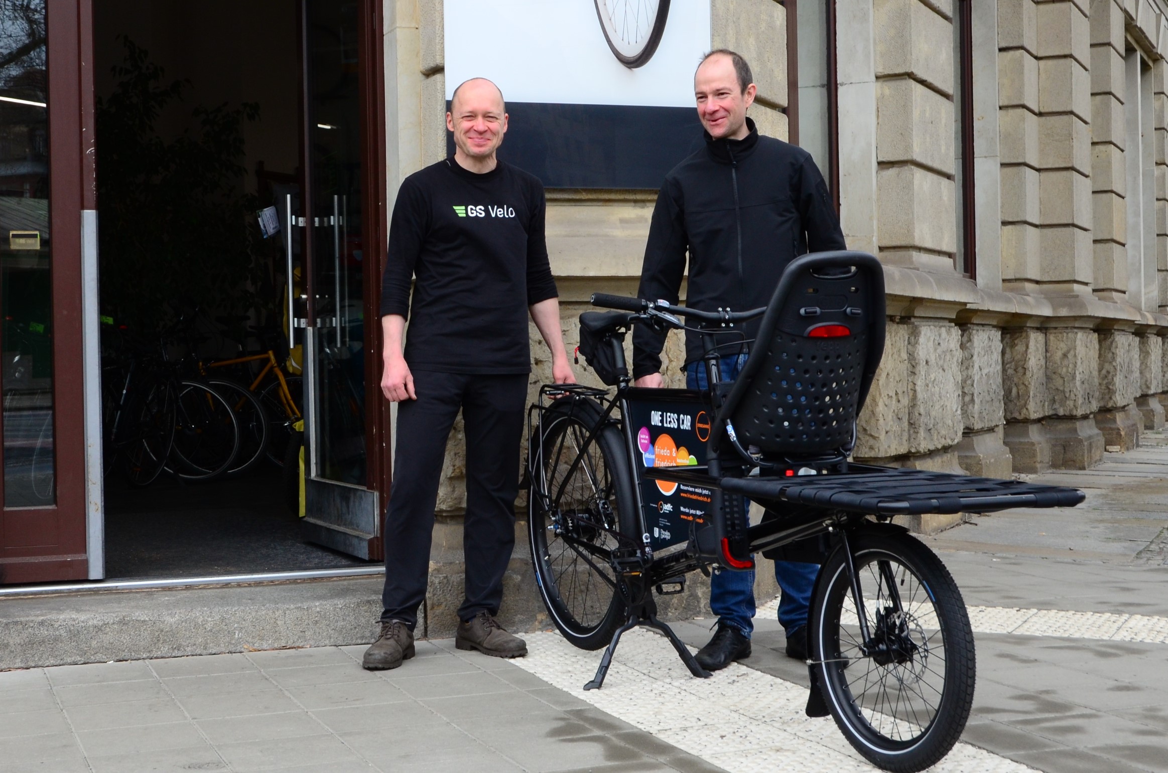 2023 03 23 Lastenrad Fetscherplatz 2 Foto ADFC DD Juergen Ilchmann Klein