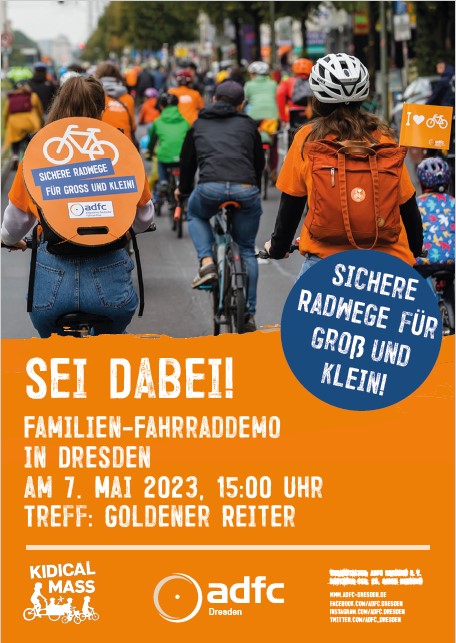 Kidical Mass 2023 Plakat als JPG