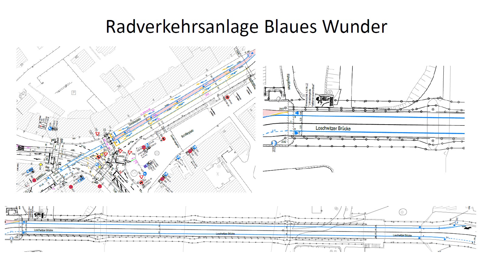 Radwege Blaues Wunder
