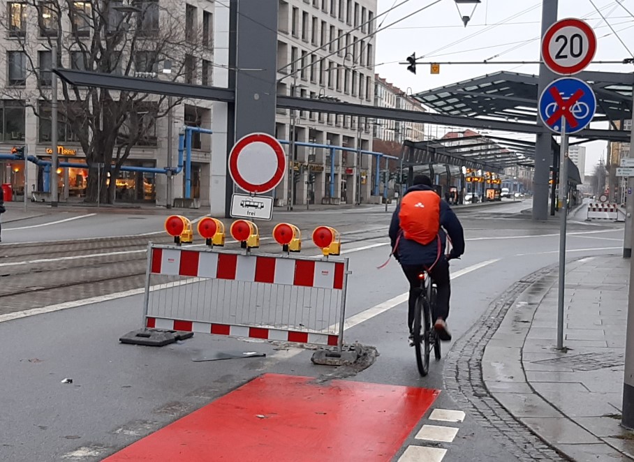 Wilsdruffer Sperrung Dez21 Foto 1 ADFC DD klein