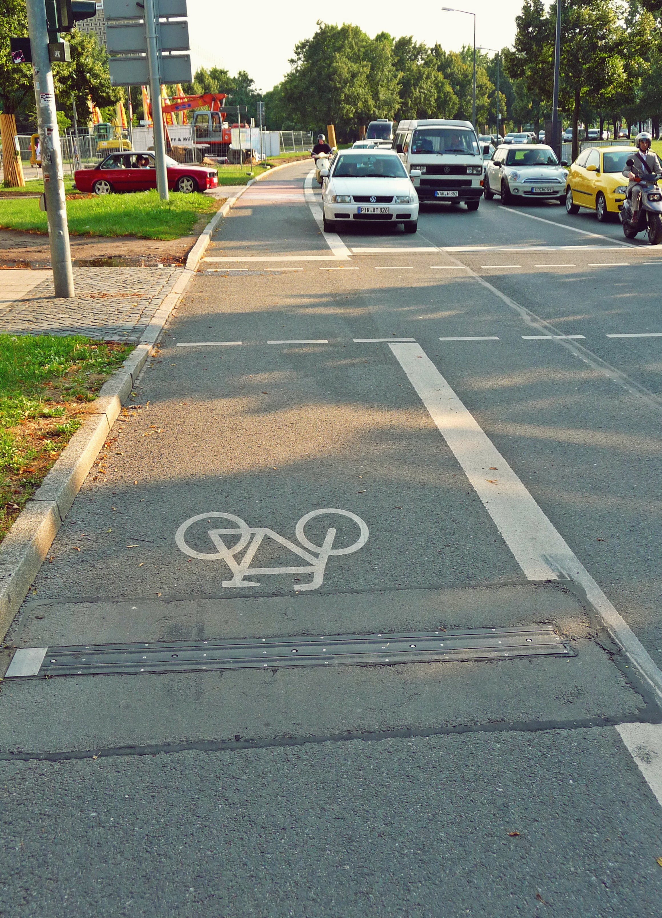 Zählstelle St. Petersburger (c) ADFC