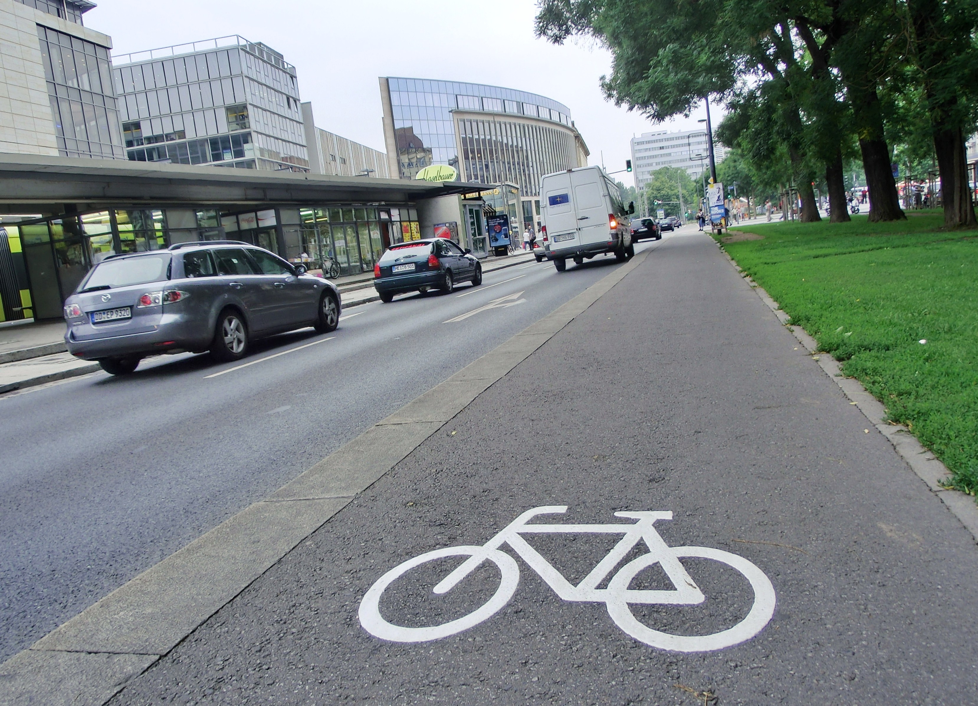 Fahrradpiktogramm Dr. Külz Ring (c) ADFC