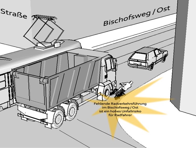Bischofsweg Lkw