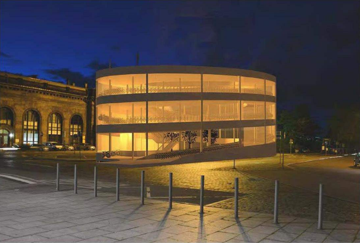 Radstation Entwurf D (c) Y.K.